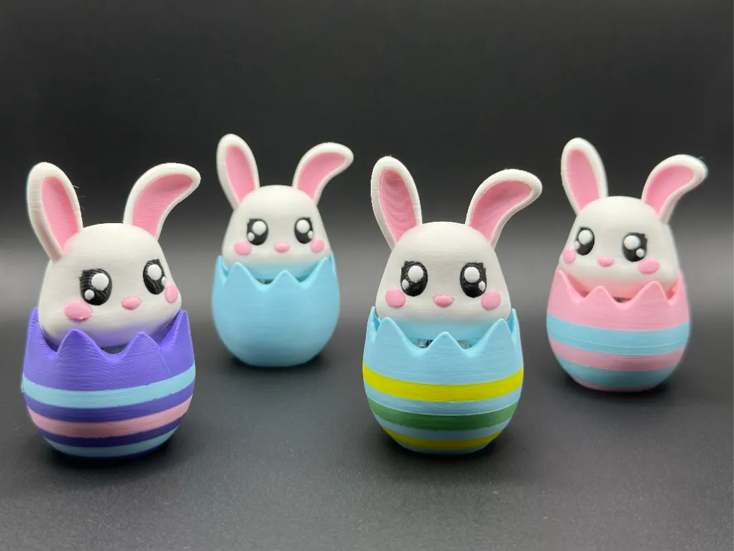 Fidget Clicker Lapin de Pâques + Option Sans Clic - Fêtes Print