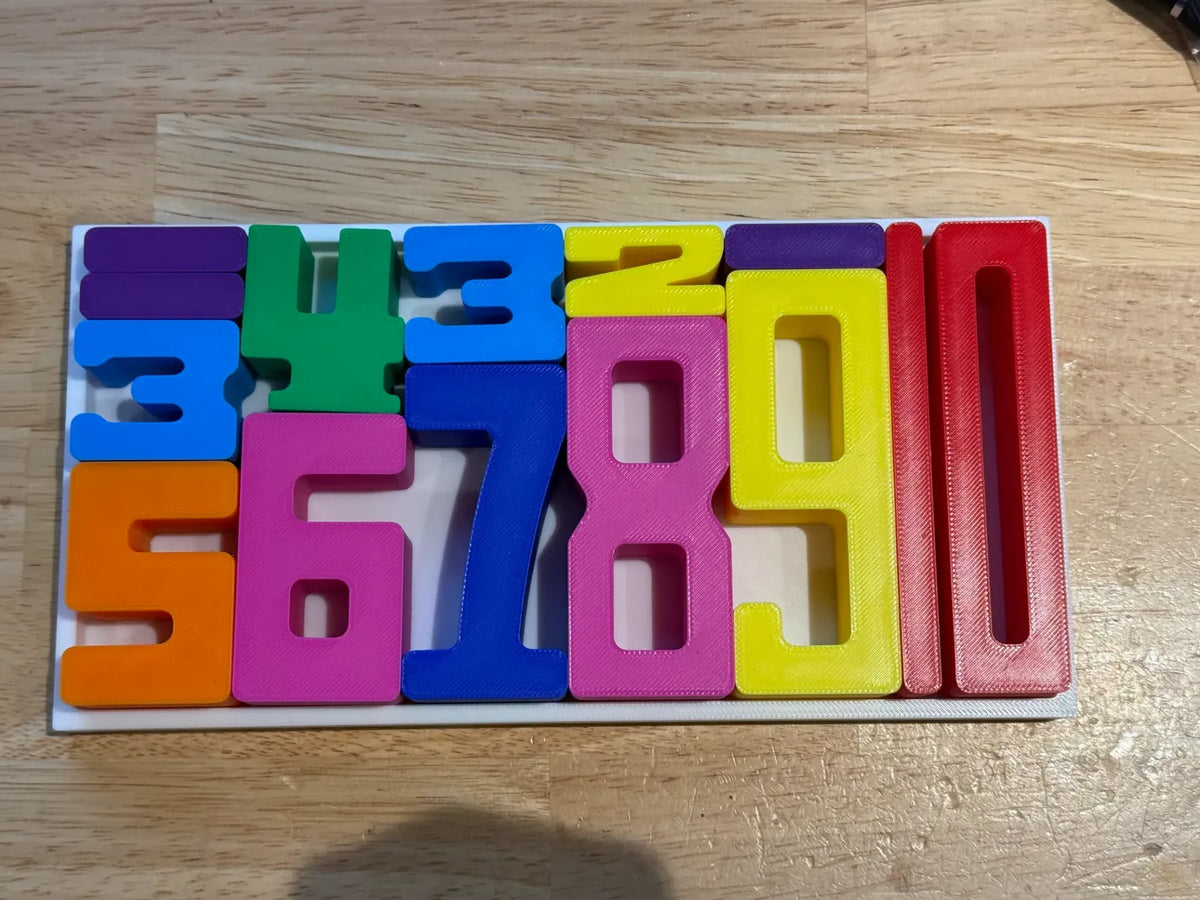 Blocs de construction mathématiques de somme numérique - Bébé Print
