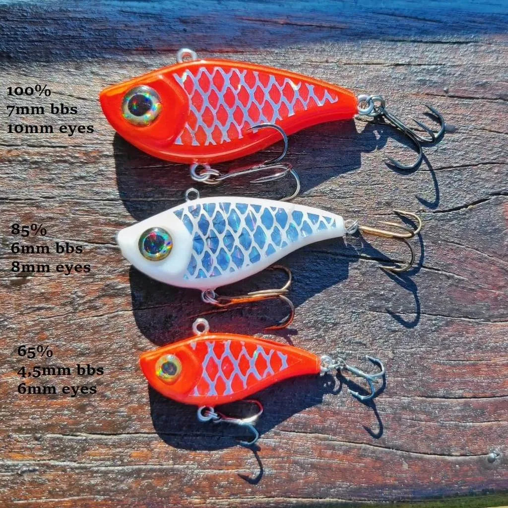 Leurre de pêche crankbait sans lèvre - Outdoor Print