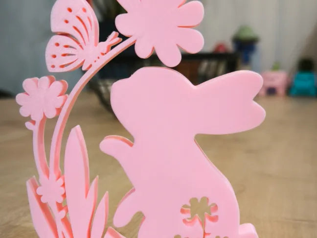 Décoration de lapin de Pâques - Figurine Print