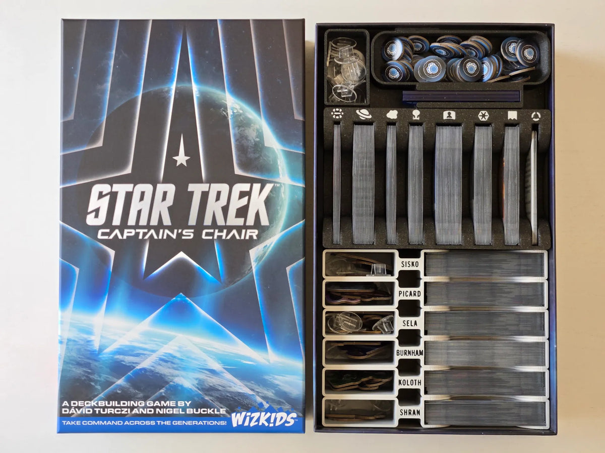Star Trek : Insert d'organisation pour le fauteuil du capitaine - Geek Print