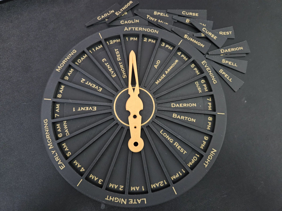 Suiveur de temps et événements Donjons et Dragons - Geek Print