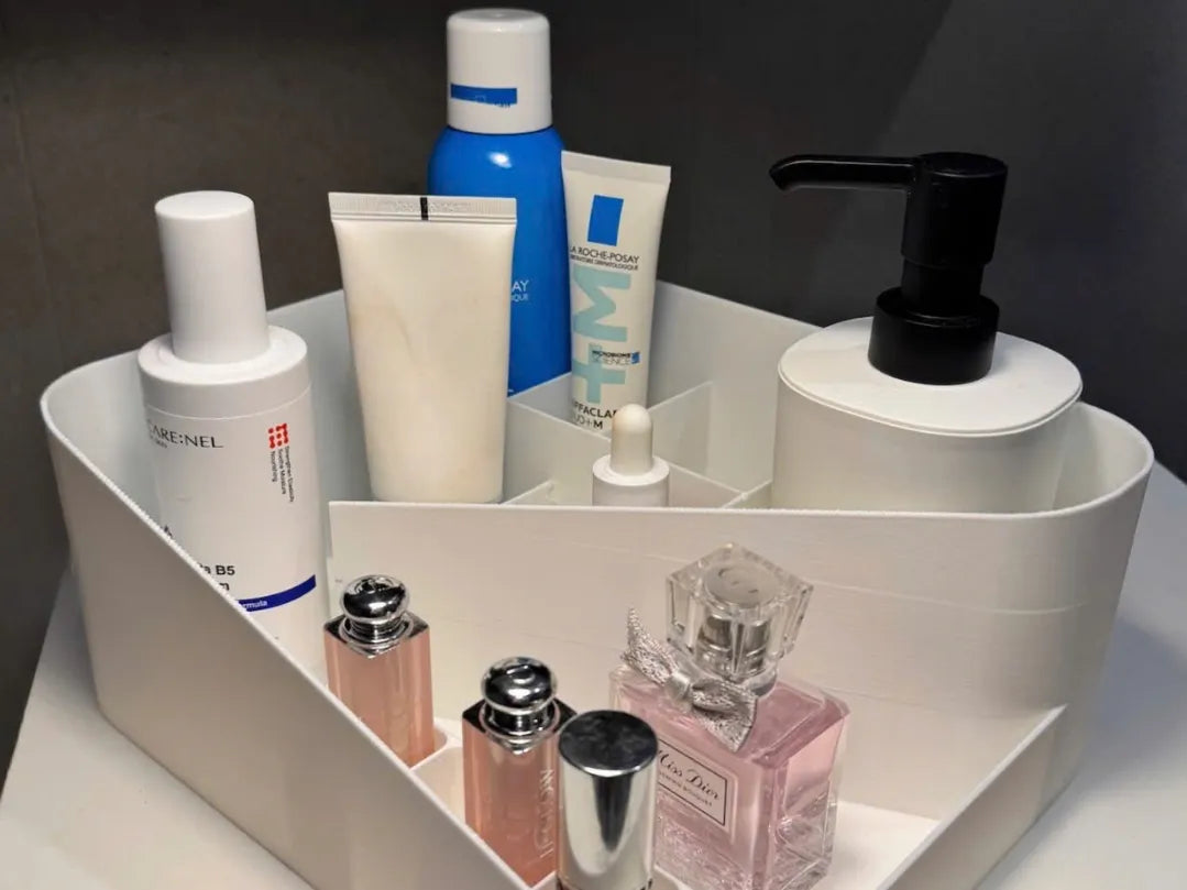 Organiseur de maquillage pour salle de bain - Beauté Print