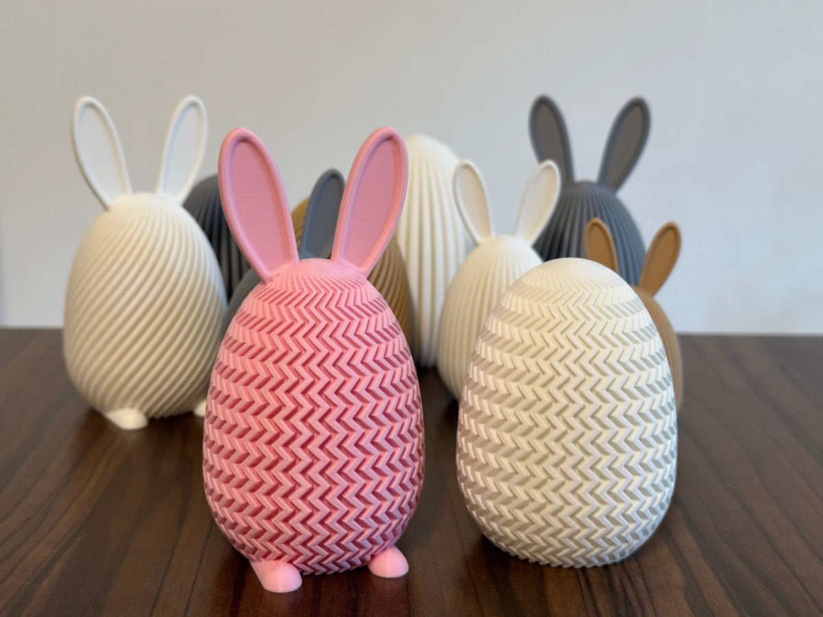Œuf de lapin de Pâques (version zigzag) - Fêtes Print