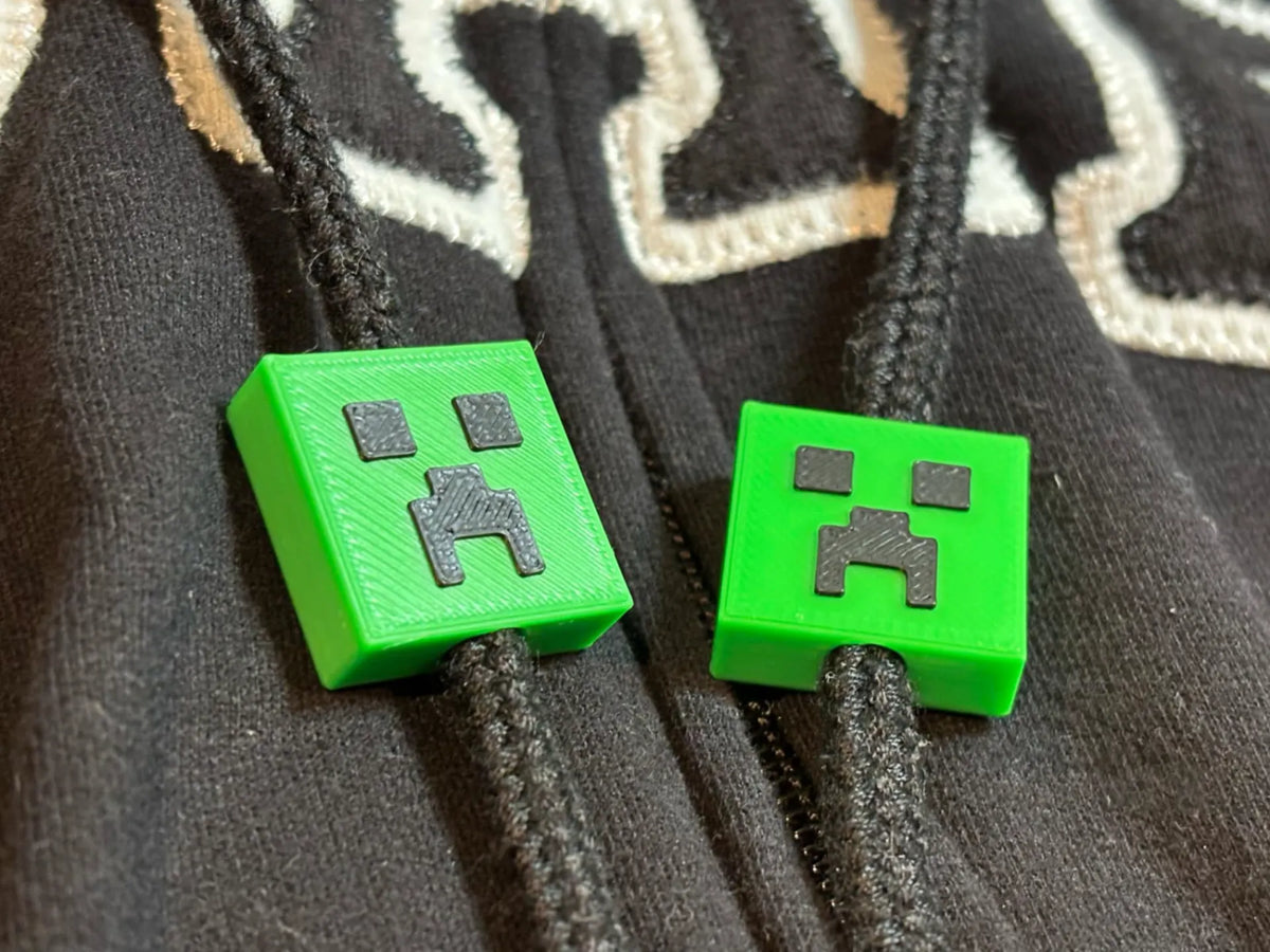 Perles à cordon Minecraft Creeper - Bijoux Print