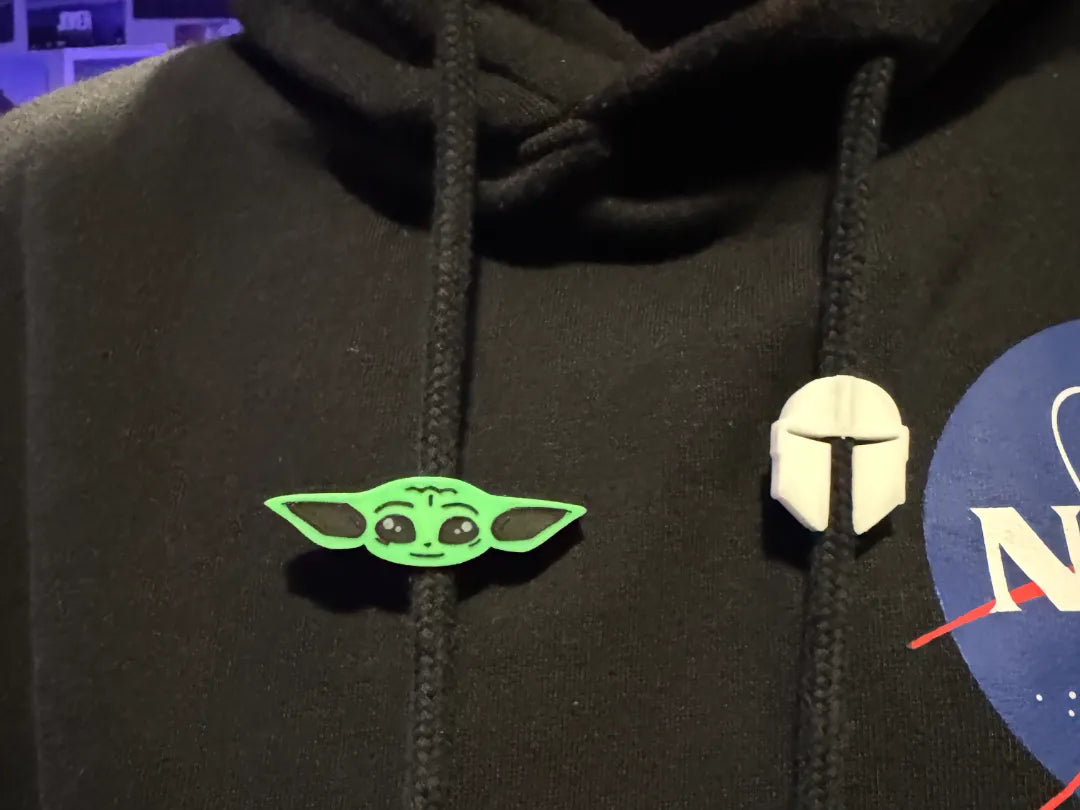 Perles à enfiler Star Wars Bébé Yoda & Mandalorien - Geek Print