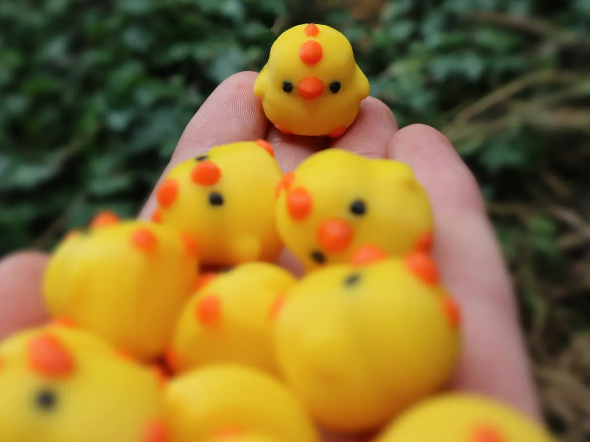 Mignons poussins miniatures & version porte-clés - Figurine Print