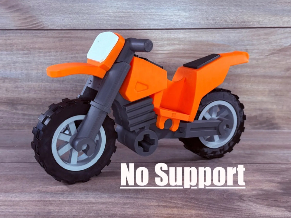 Big Brick Dirt Bike 500% sans support - Auto Print