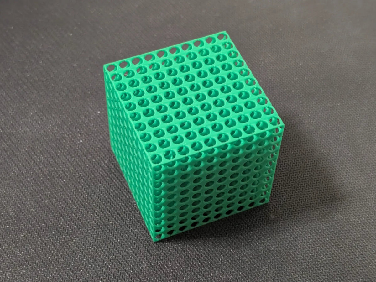 Cube Grille Infinie – Série de Cubes à Illusion d'Optique - Mécanique Print