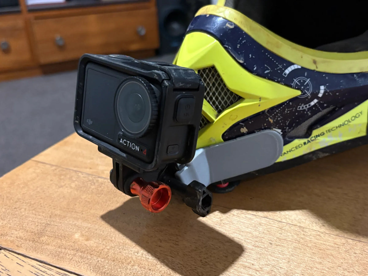 Support mentonnier casque - attache GoPro - Vélo Print
