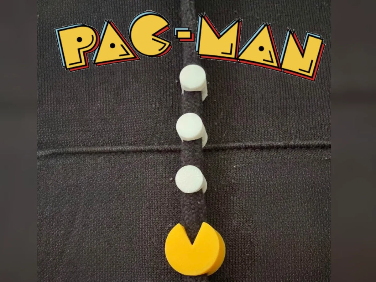 Billes de cordon pour sweat à capuche Pac-Man - Bijoux Print