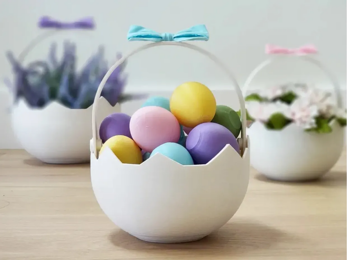 Panier de Pâques - Œufs inclus - Fêtes Print