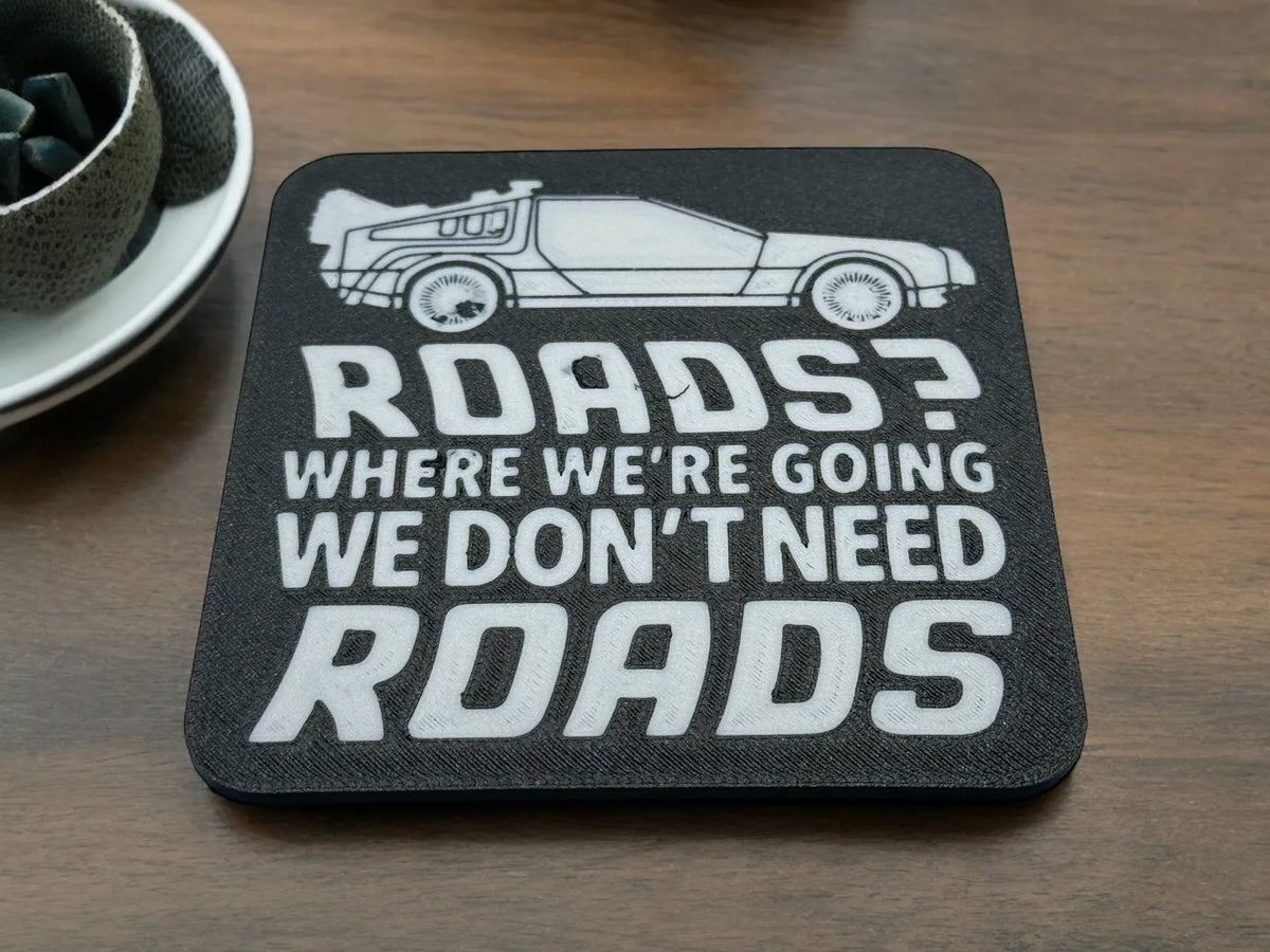 Retour vers le futur Coaster - Geek Print