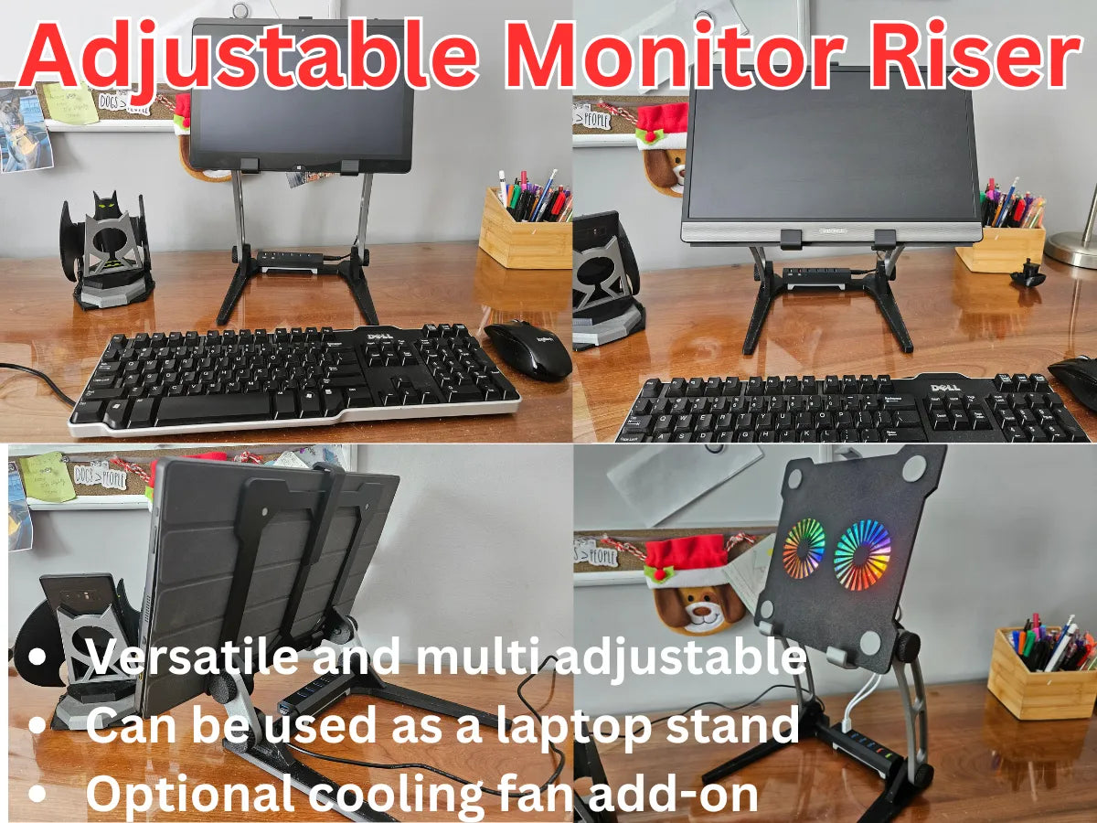 Rehausseur de moniteur réglable - Bureau Print