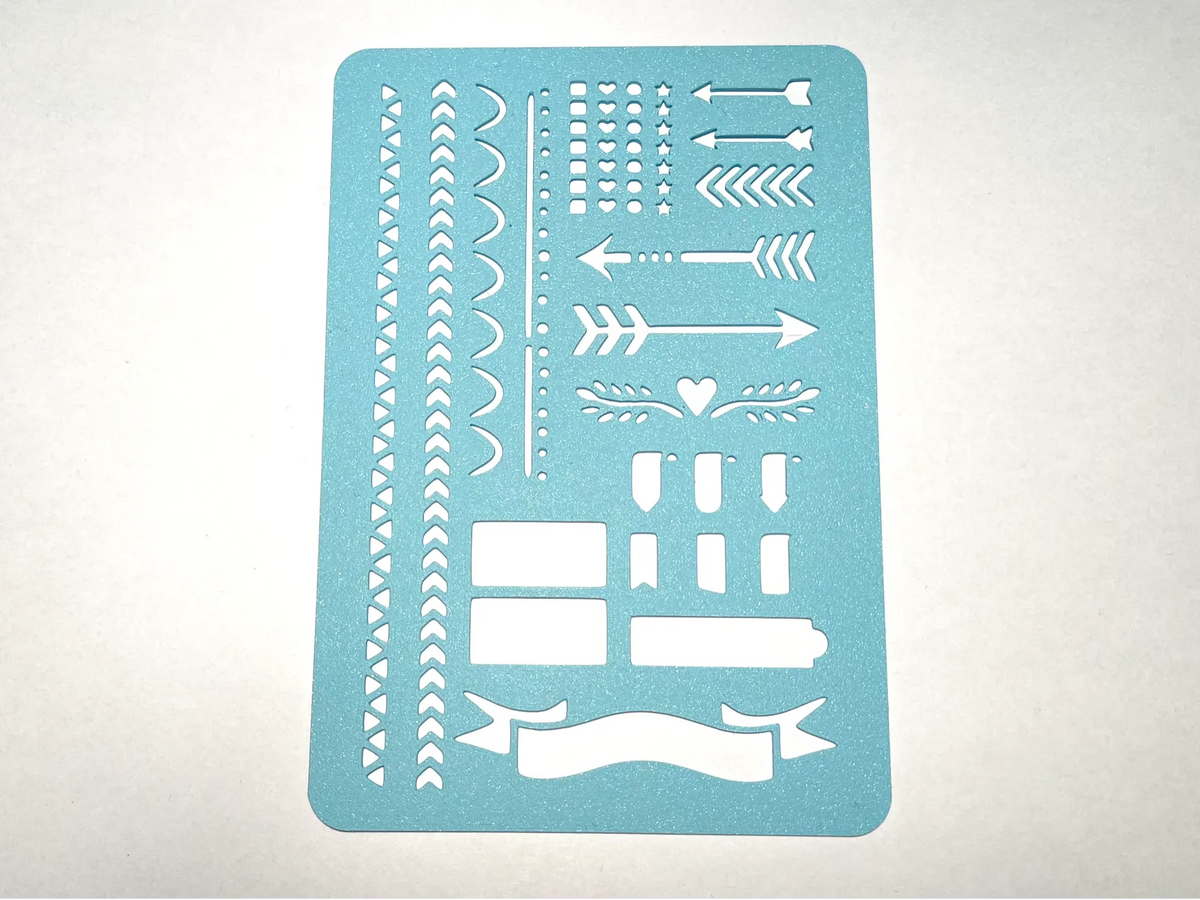 Modèle de gabarit pour Bullet Journal - Voyage Print