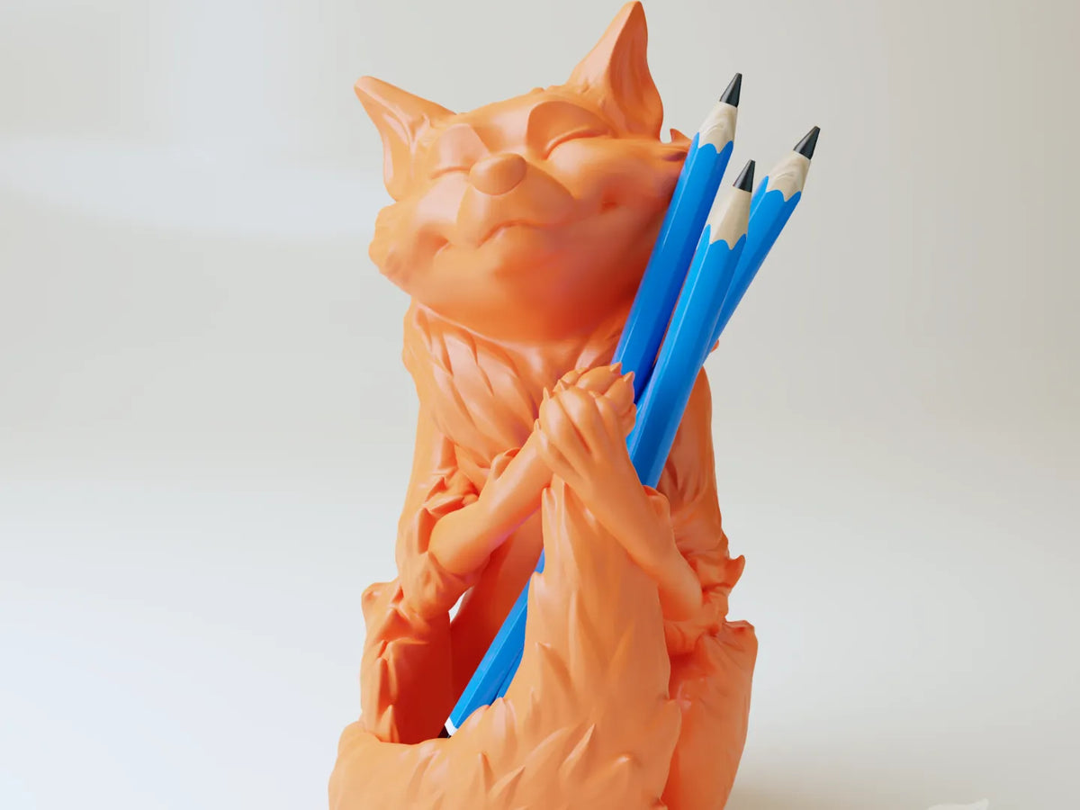 Adorable porte-crayons renard - Geek Print