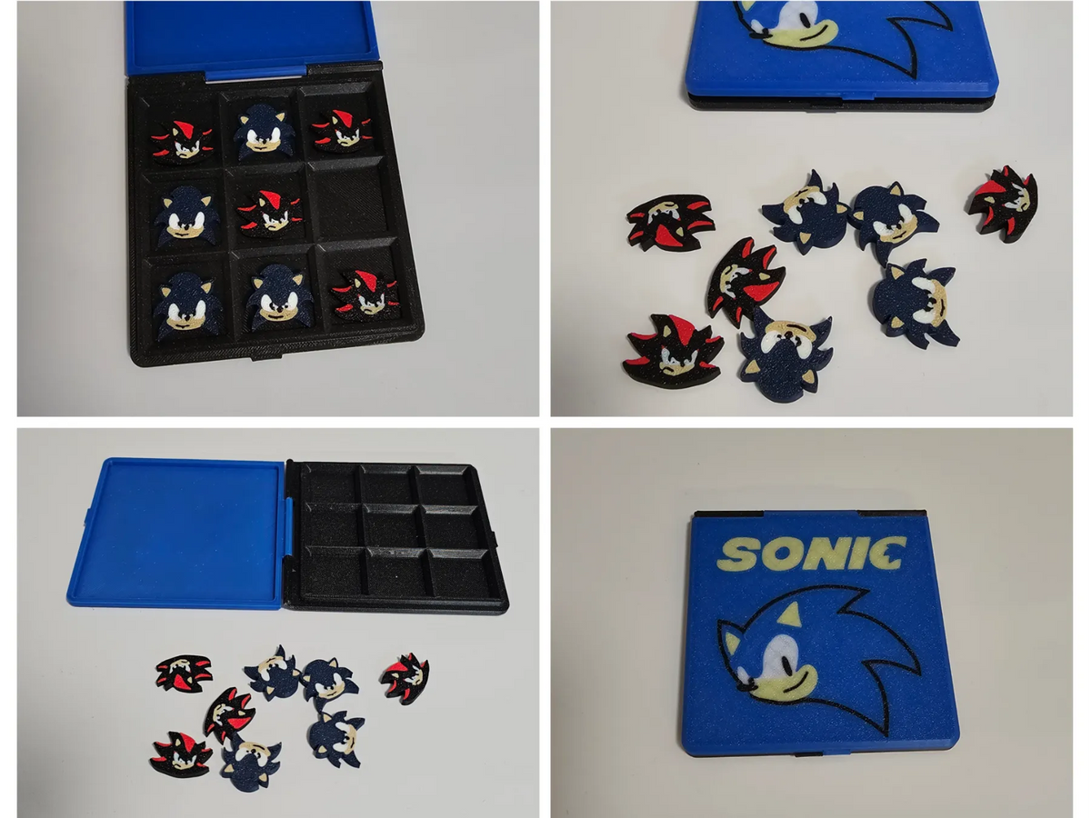 Morpion Sonic contre Shadow - Jeux Print