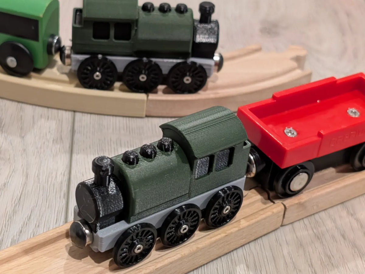 Compatible Brio: Locomotive à réservoir 0-6-0 - Maquette Print