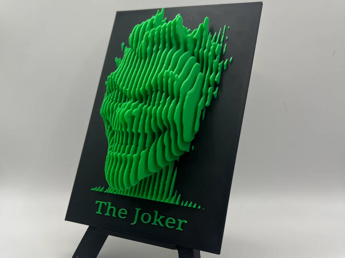 Sculpture en couches de Joker - Geek Print