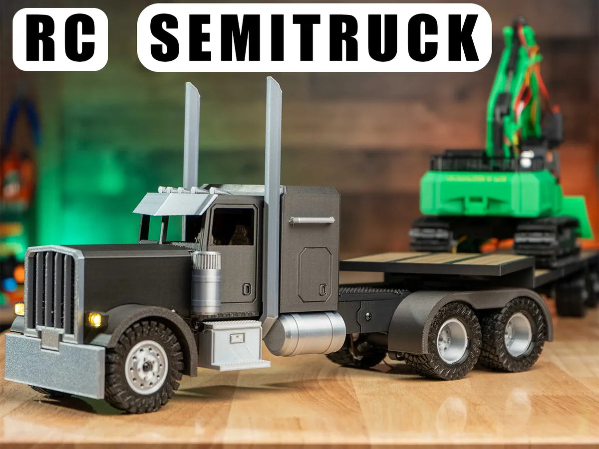 Camion semi-remorque télécommandé DIY - Maquette Print