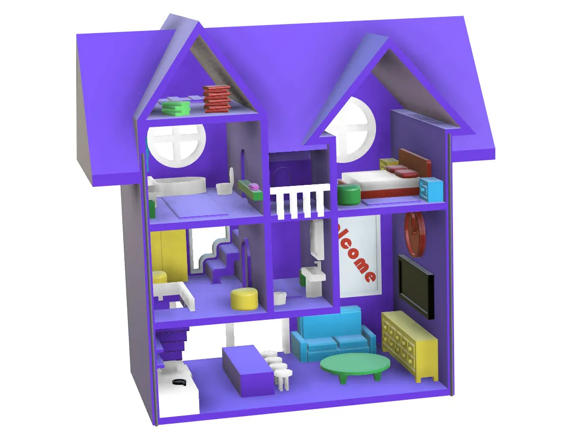 Maison de poupée – Projet de maison - Cadeau Print