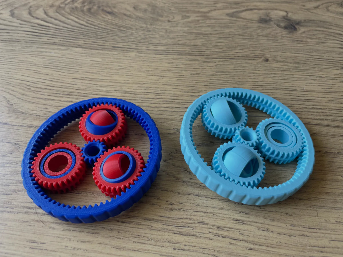 Fidget Spinner avec anneaux fidget - Bijoux Print