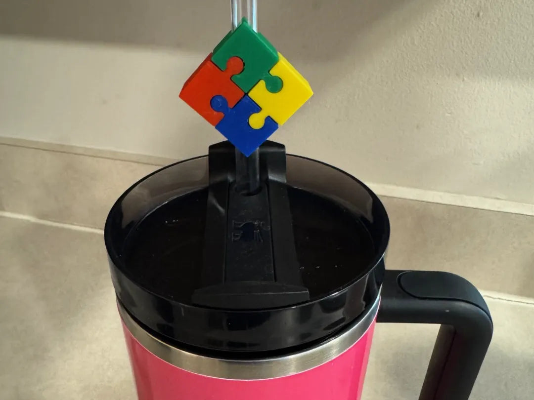 Support de paille Coupe Stanley pour la sensibilisation à l'autisme - Bébé Print