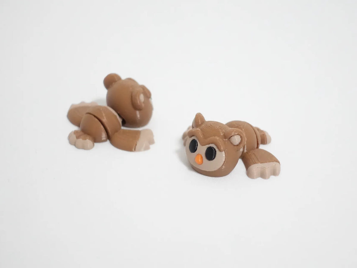 Minis Animaux Articulés – Bébé Hibou - Geek Print