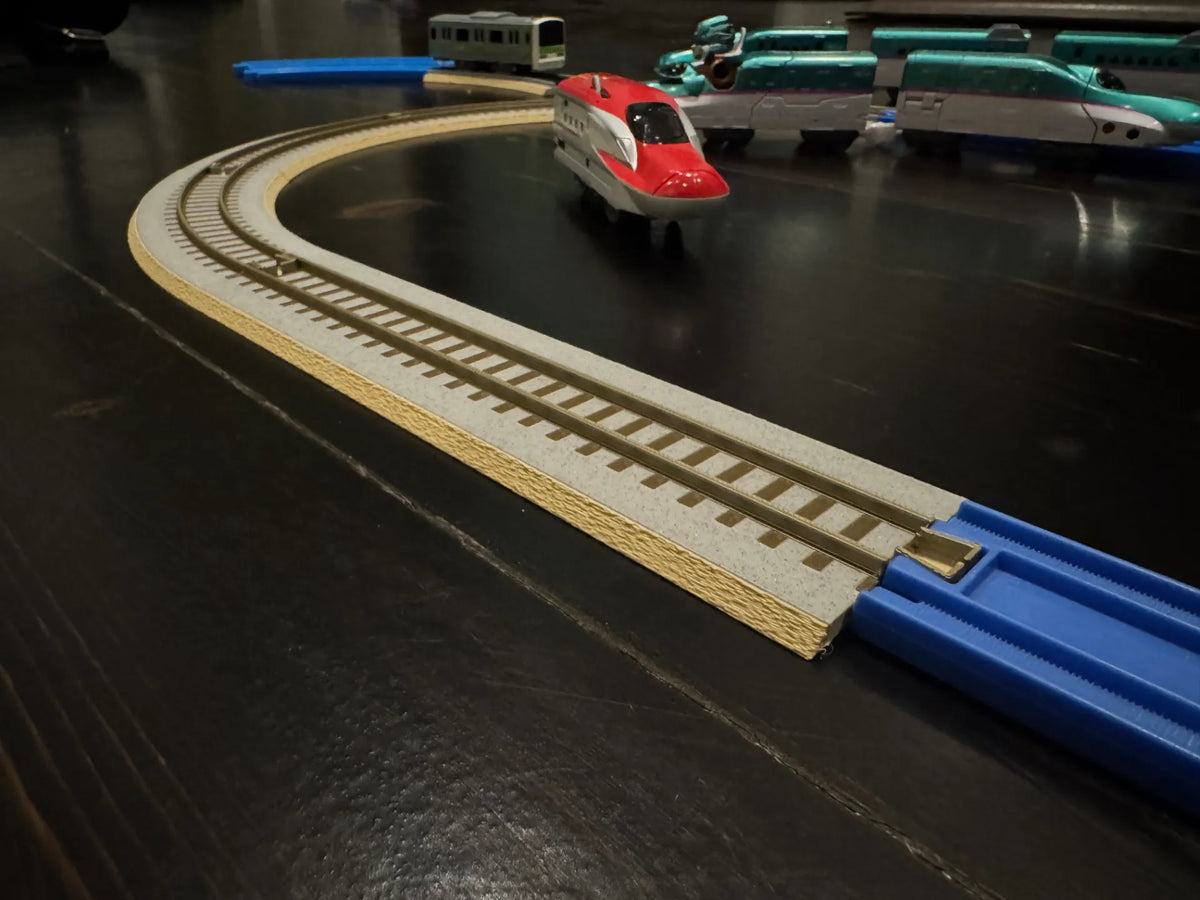 Modèle paramétrique réaliste de rails et de ballast de voie ferrée - Maquette Print