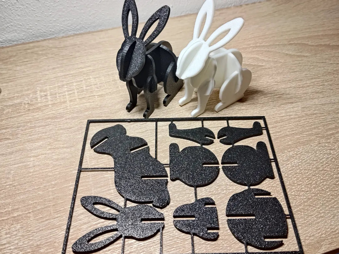 Carte Lapin Kit - Fêtes Print