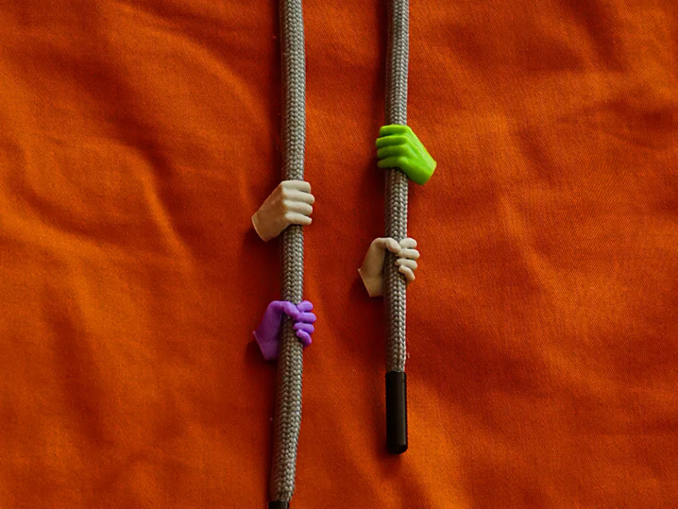 Perles pour cordon de sweat-shirt à main - Bijoux Print