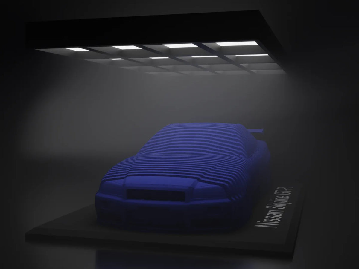 Sculpture en Couches Nissan Skyline R34 - Auto Print