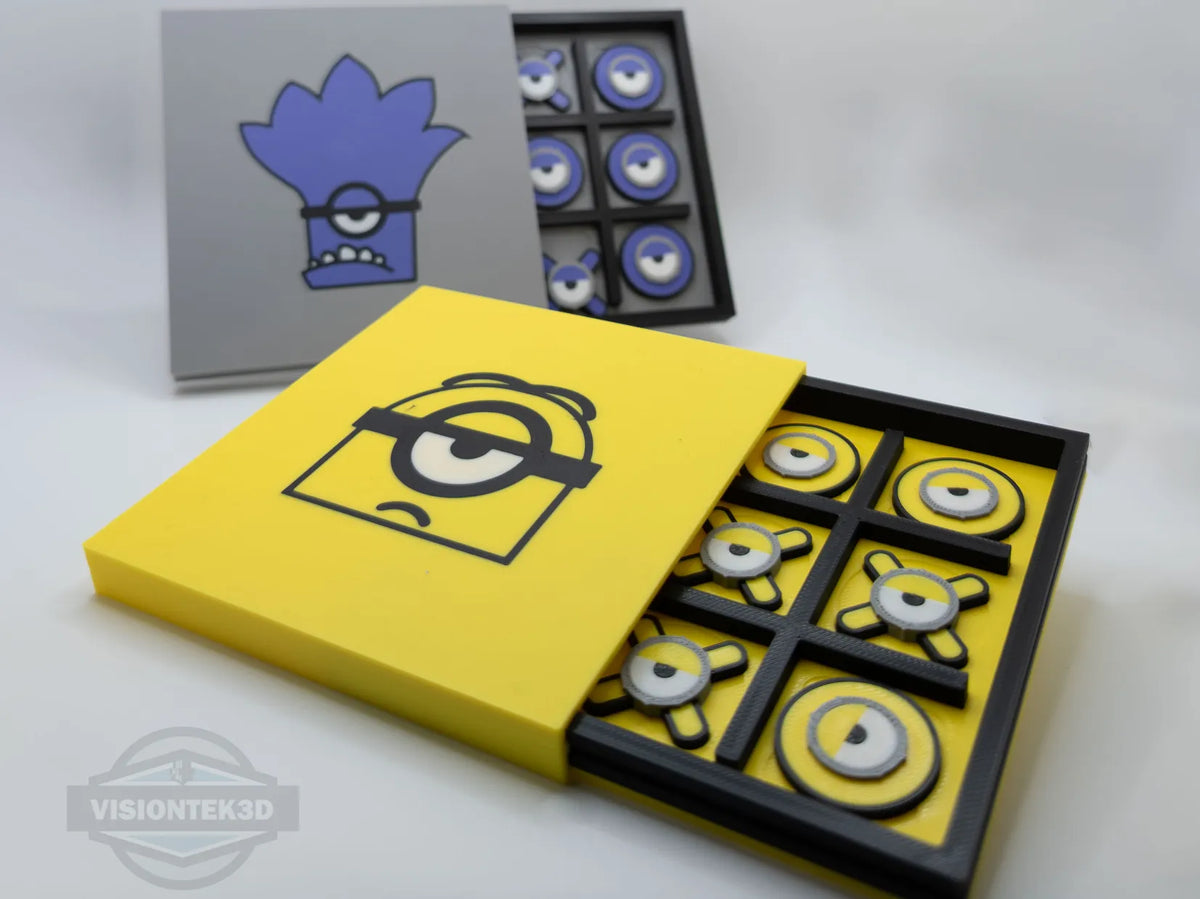 Jeu de Tic-Tac-Toe sur le thème des Minions pour les voyages - Jeux Print