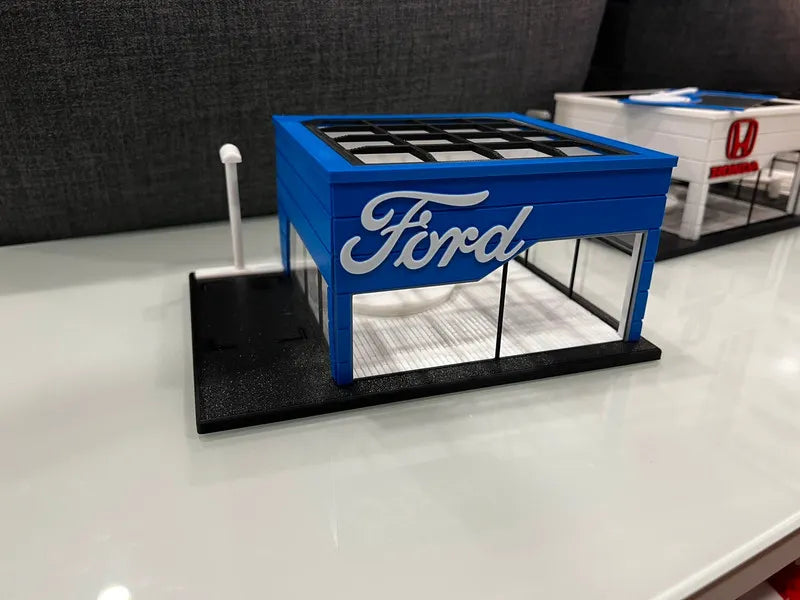 Diorama showroom Ford - Auto Print