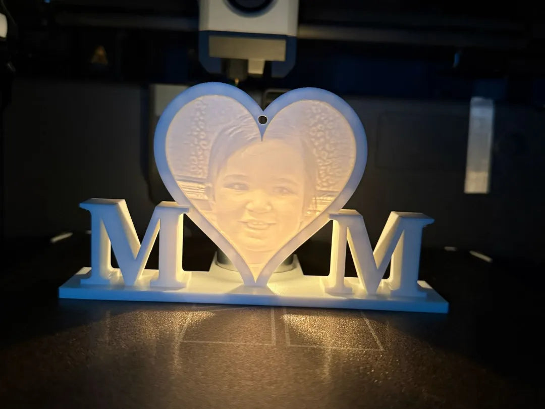 Ornement lumineux de la fête des mères (maman) - Cadeau Print