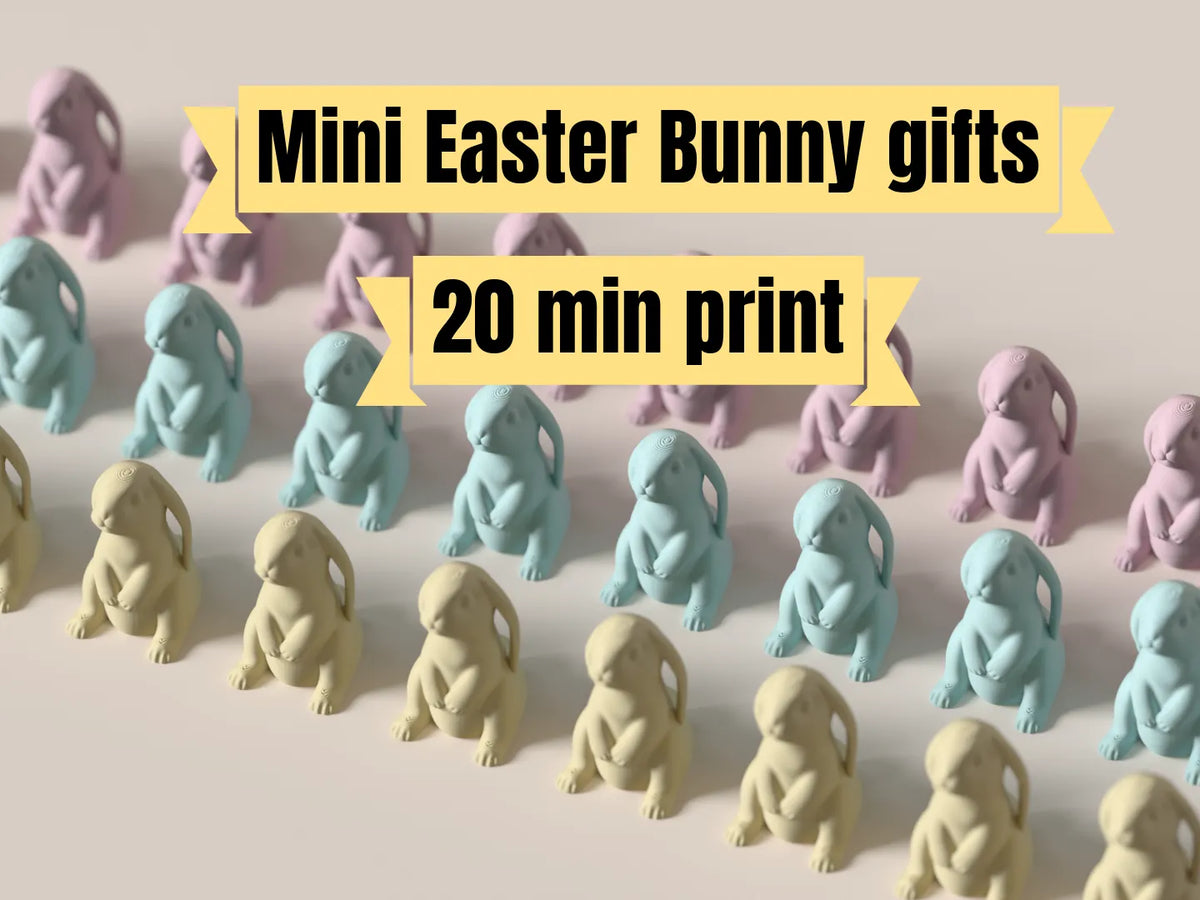 Mini Lapin de Pâques. Parfait pour les cadeaux de Pâques - Figurine Print