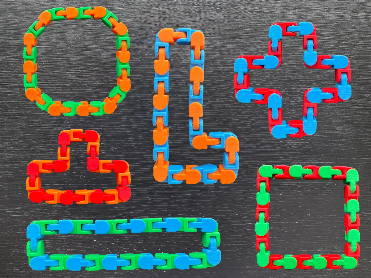 Jouet anti-stress à clipser (45°) - Jeux Print