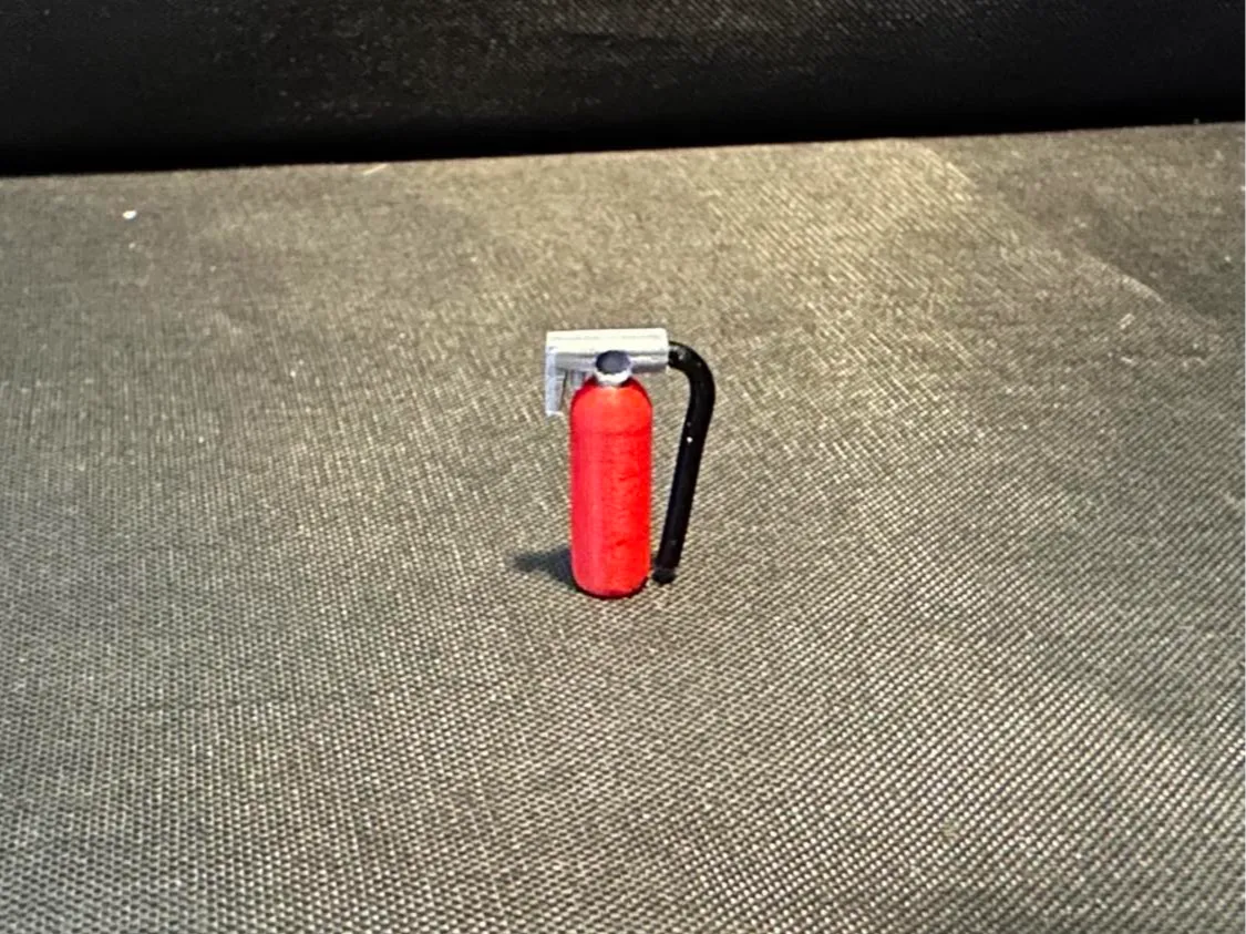 Extincteur miniature à l'échelle 1:24 - Accessoire pour voiture RC - Auto Print