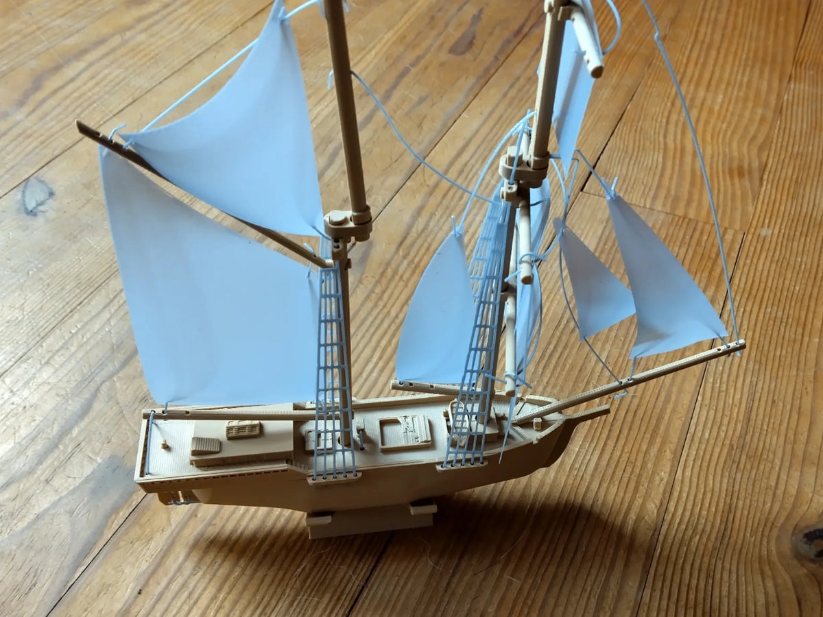 Voilier de type brigantine - Maquette Print