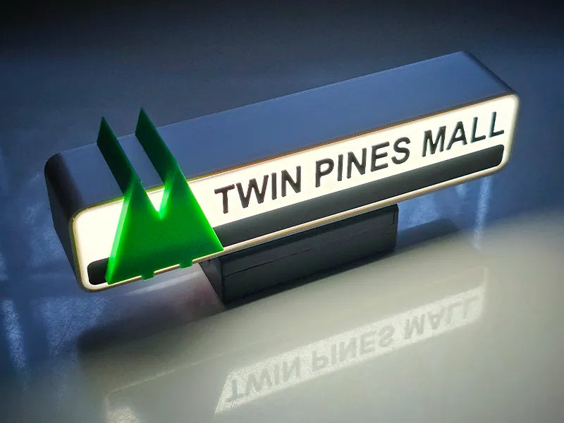 Retour vers le futur - Centre commercial Twin Pines - Geek Print