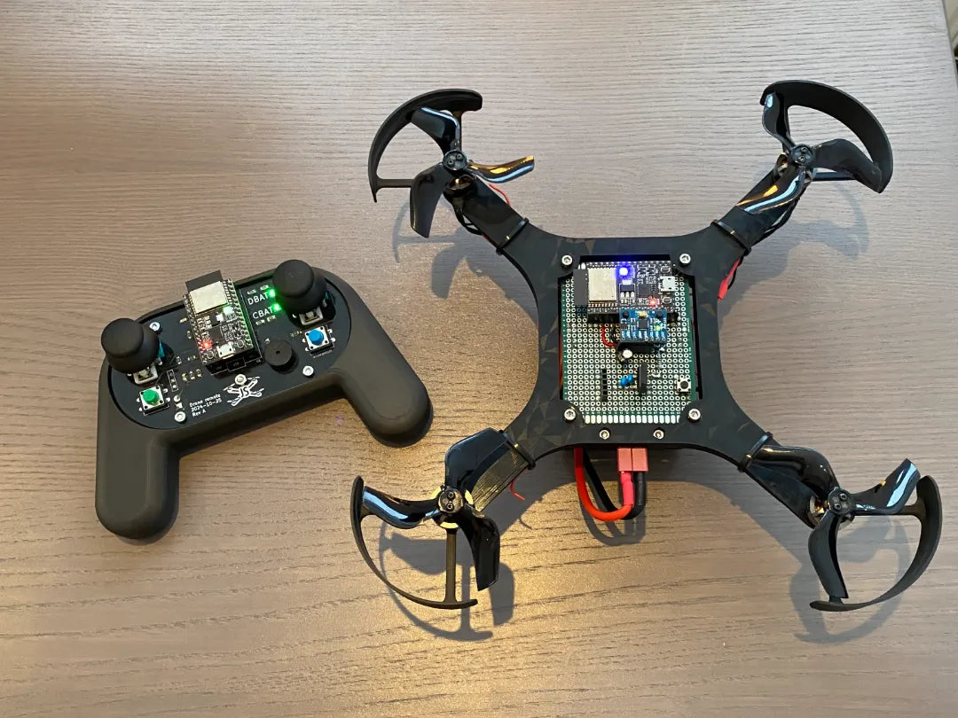 Structure et télécommande de drone DIY - Tech Print
