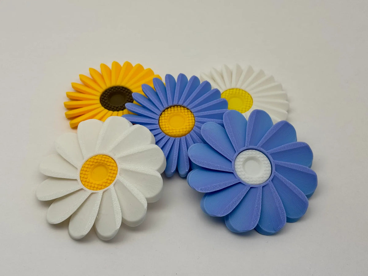 Toupie anti-stress fleur de printemps - Jeux Print