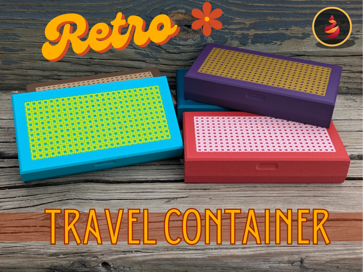 Conteneur de voyage rétro - Beauté Print