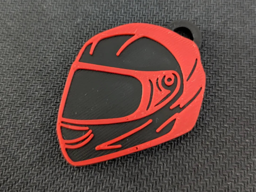 Porte-clés de casque de moto – modèle 2 - Vélo Print