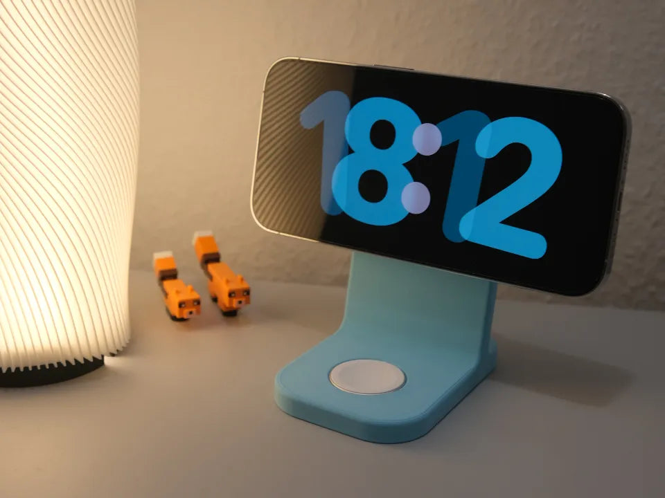 Support de charge pour iPhone et Apple Watch – modèle 2 - Tech Print
