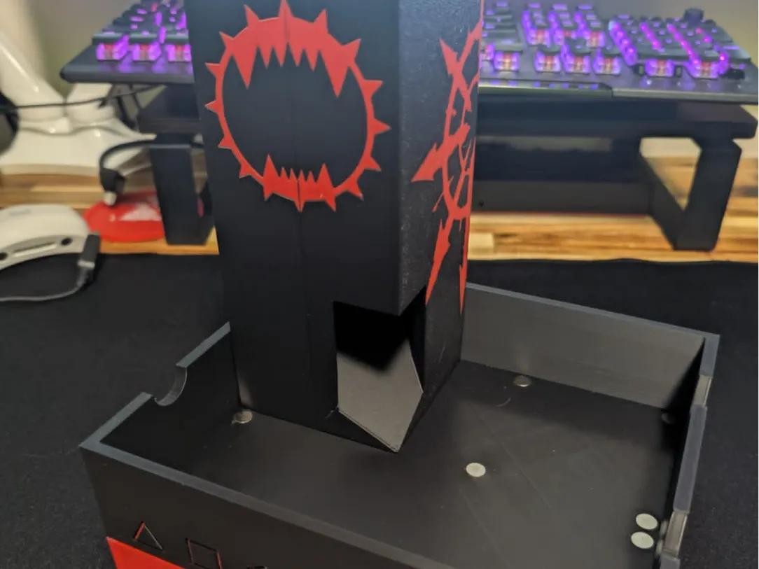 Boîte de rangement, plateau et tour pour dés 40k - Geek Print