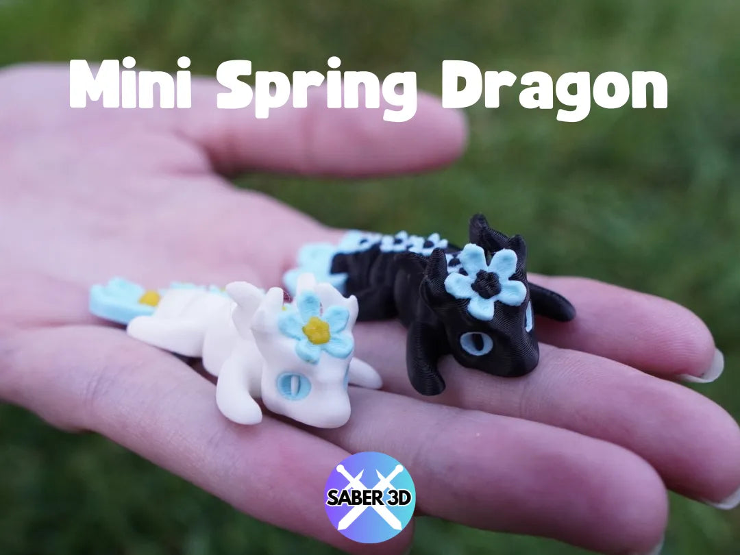 Mini Dragon Articulé à Ressort - Figurine Print