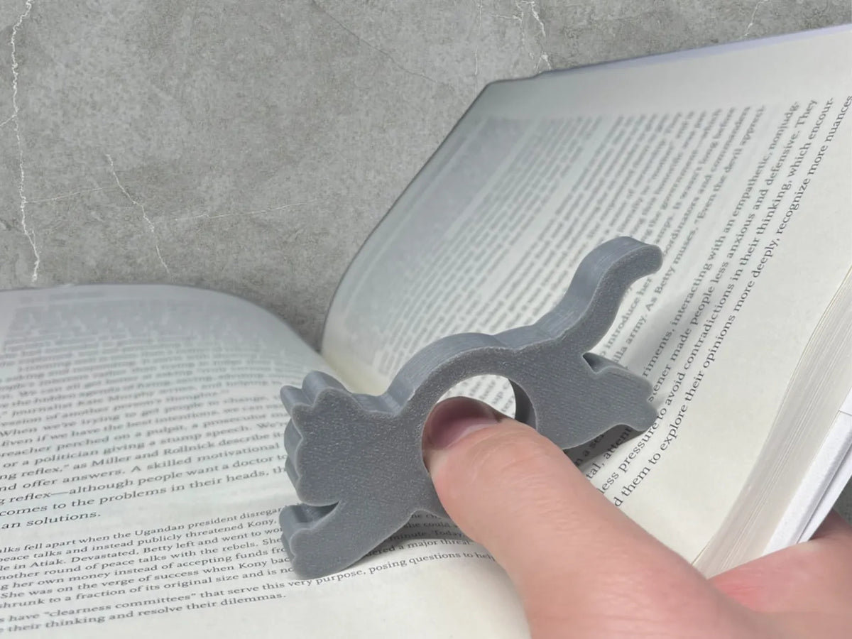 Marque-page chat pour livre - Music Print