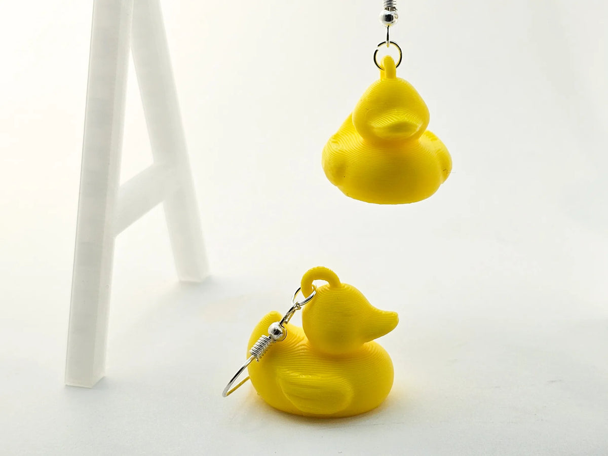 Boucle d'oreille Canard en Caoutchouc - Bébé Print