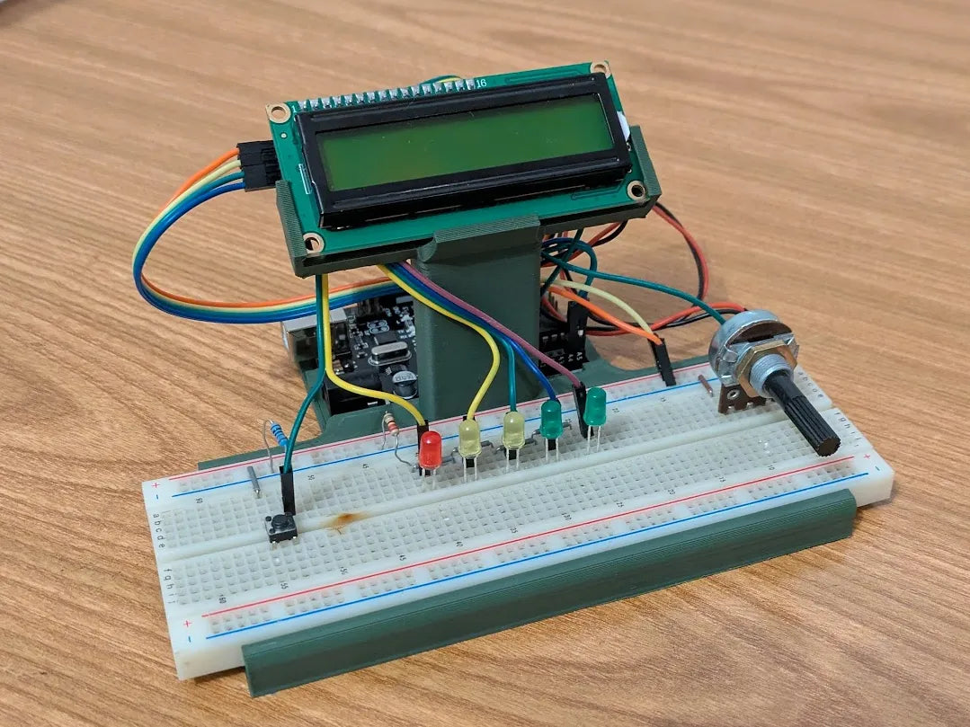 Support pour breadboard Arduino et écran LCD - Tech Print
